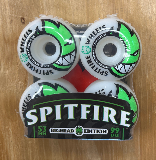 Spitfire Bighead Edition 99 DU 53 MM Green Wheel