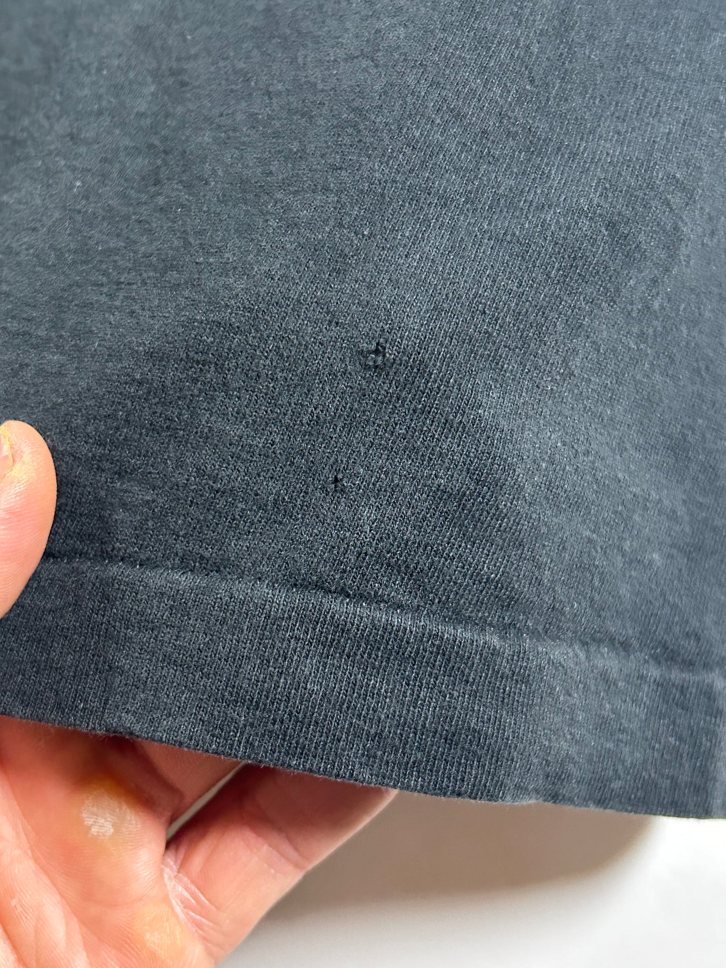 Vintage 1990 Detroit Pistons Bad Boys Twice Is Bad Detroit Bad Boys Championship Tee XL 23x30.75 Inches As Is