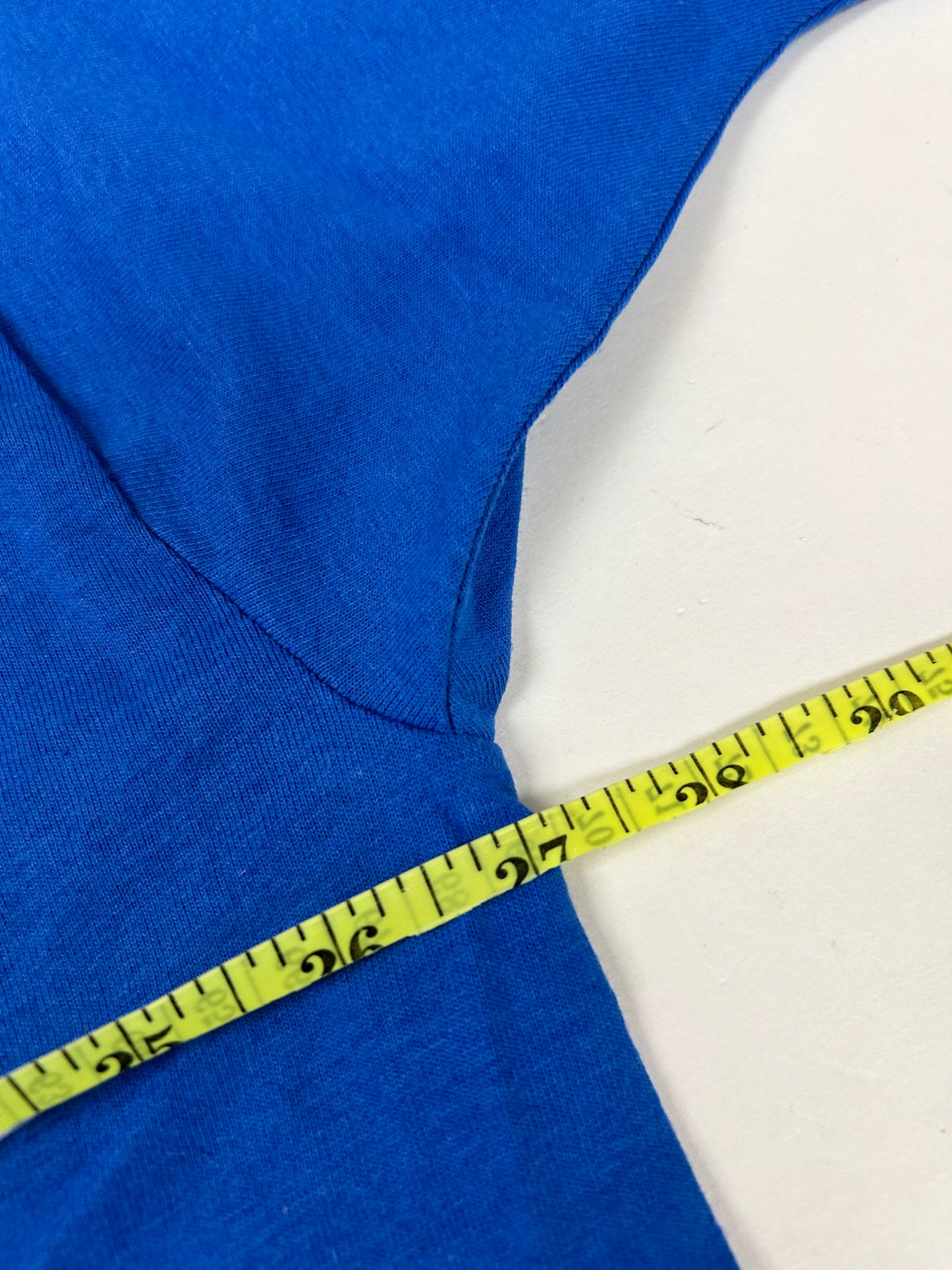 Edgewood NJ first edition “Deeper Than The Roots.” Tee 90s Fruit Of The Loom USA 50/50 Blend Royal Blue