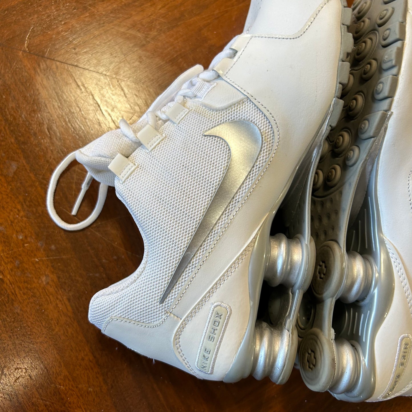 Nike Shox Avenue White 833584-100 2016 As Is No Box Good Condition