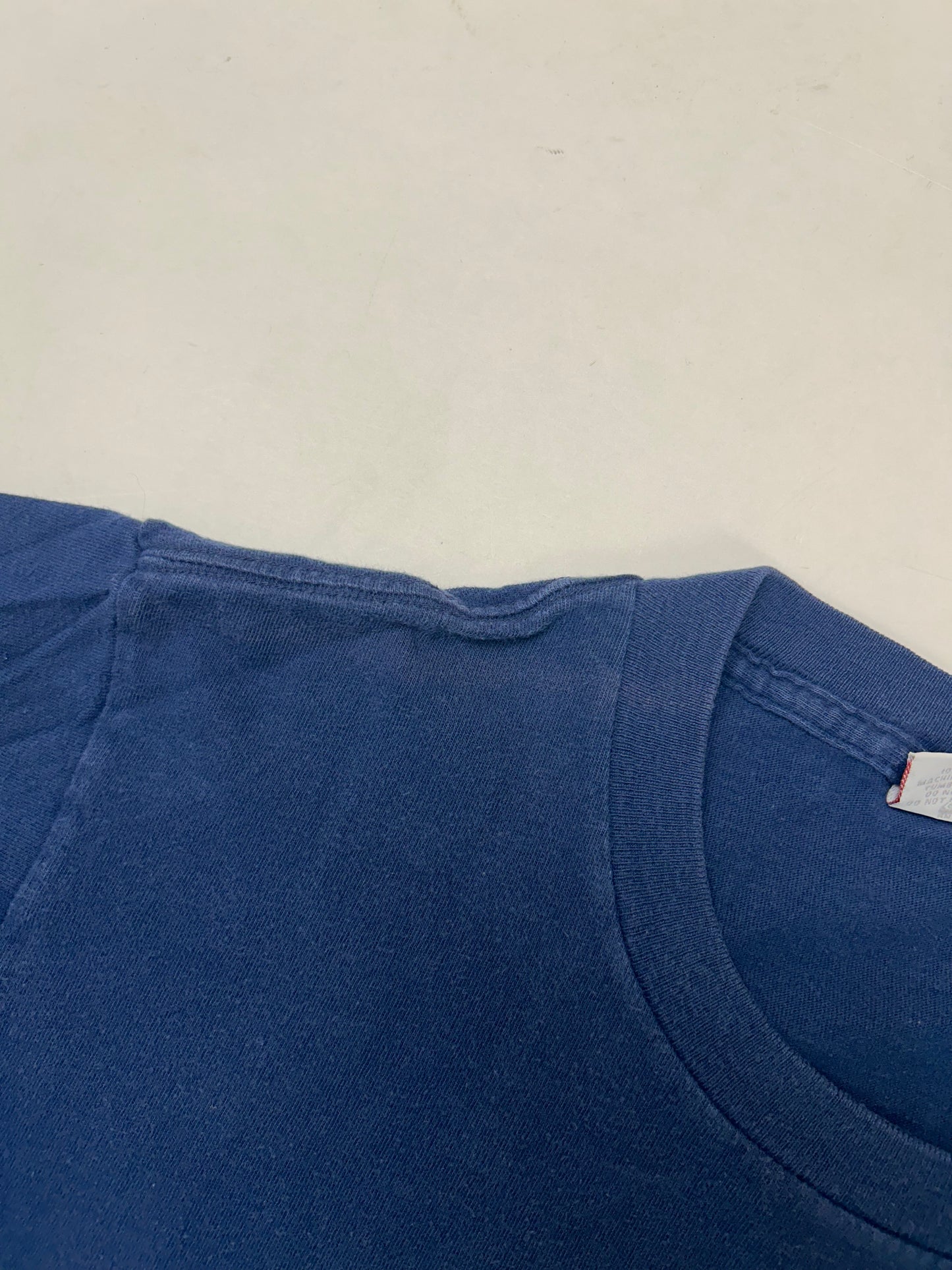 Vintage 90s Nike Just Do It. Long Sleeve T-Shirt Navy/Green Medium/Large Fit 21.5x25.75 Inches Worn