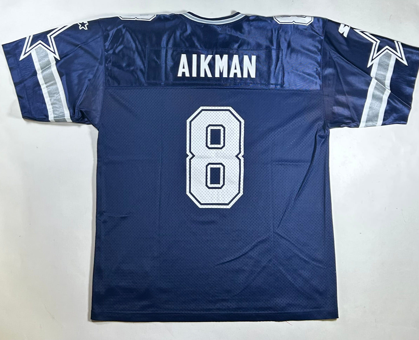 Vintage 90s Dallas Cowboys Troy Aikman #8 NFL Starter Football Jersey Size XL 52 26.25x33 Inches
