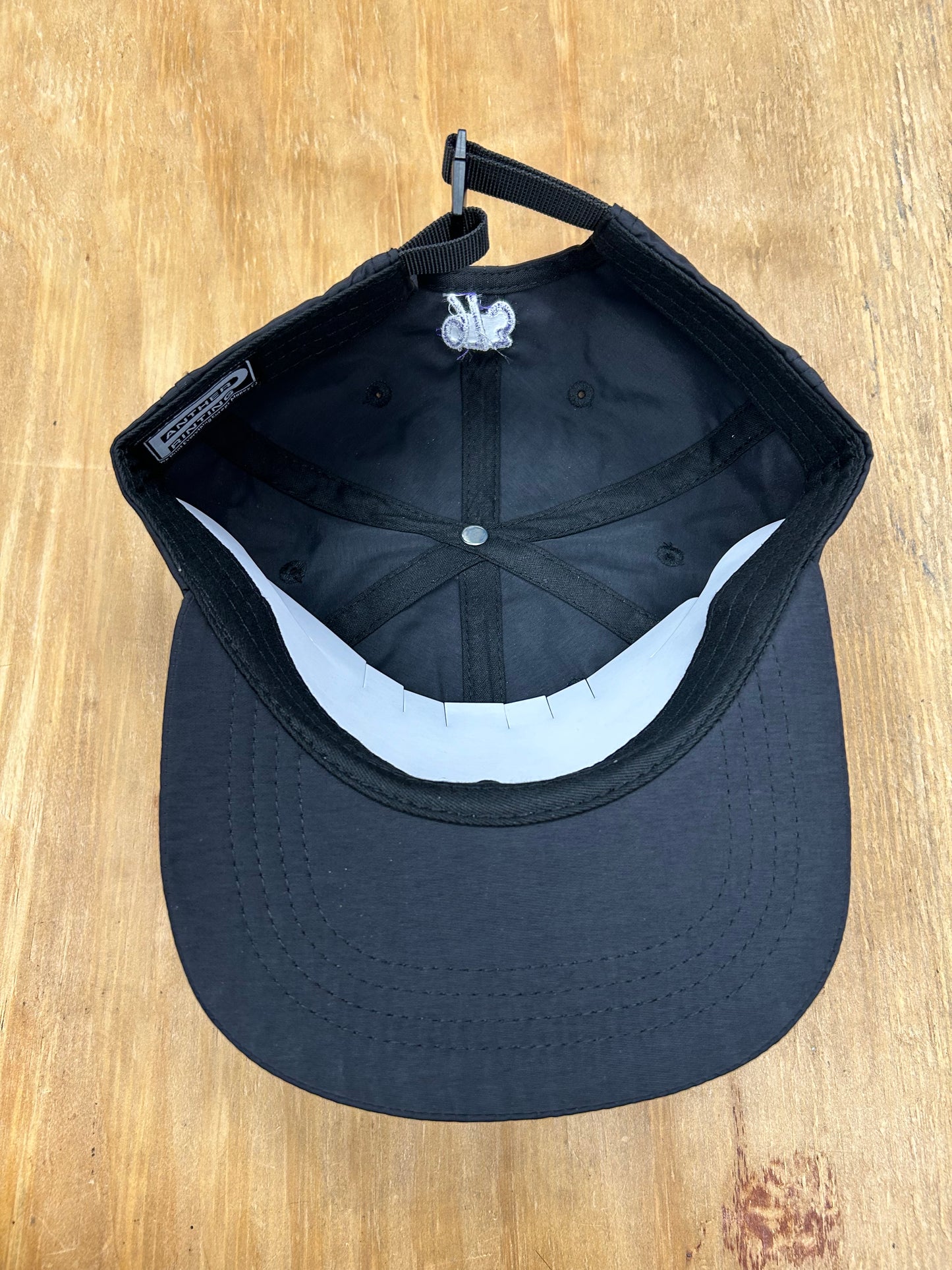 Edgewood NJ EW 973 Team Logo Nylon 6 Panel Adjustable Hat Black