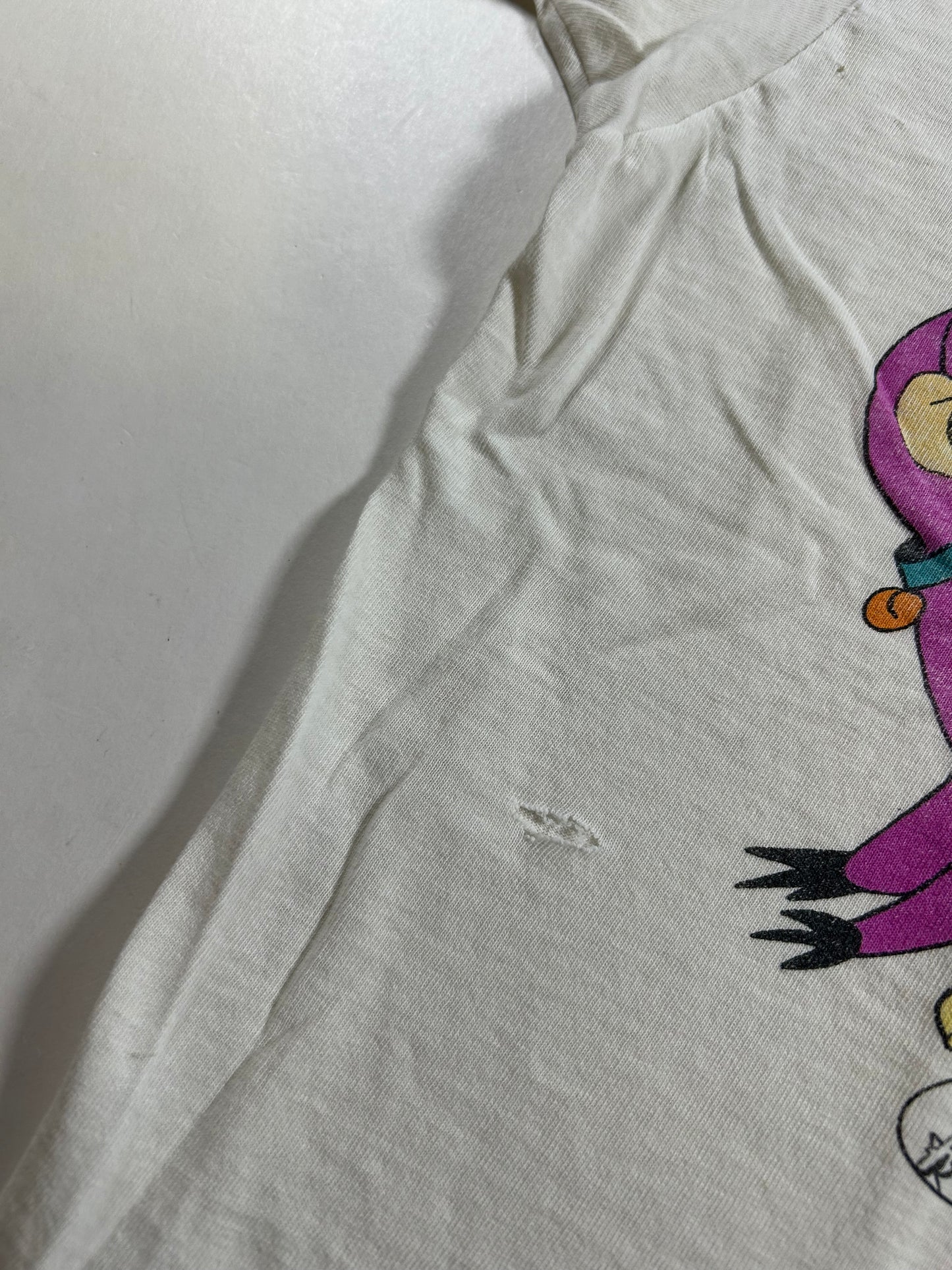 Vintage Flintstones Charters Cartoon Hanna-Barbera Made In USA Thrashed As Is 20.5x28 Inches Mediumish Fit