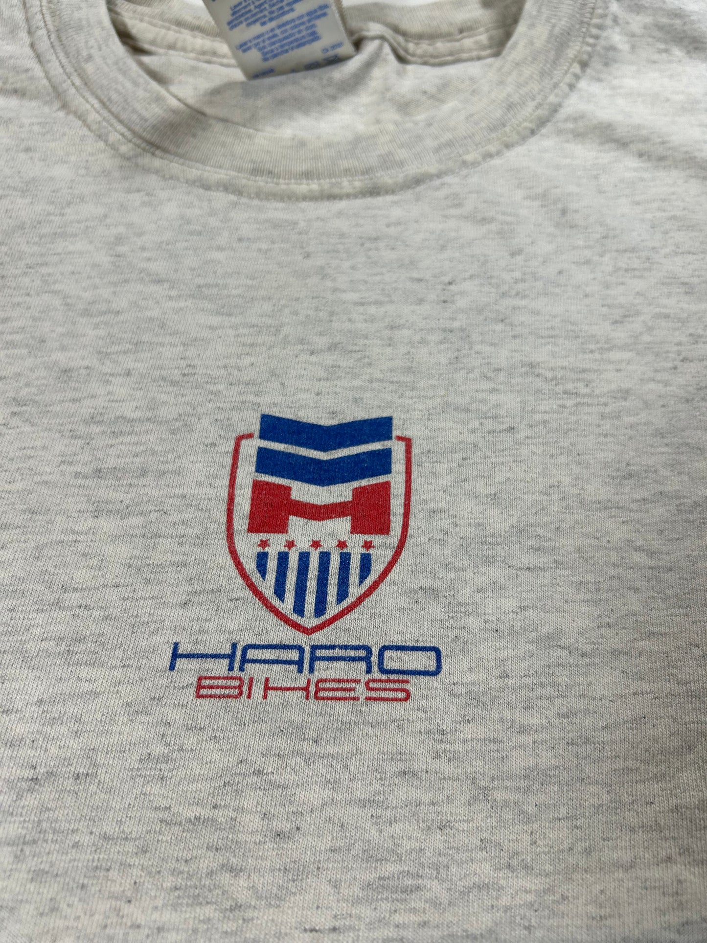 Vintage 00s Haro Bikes BMX Bike Bicycle Promo Tee Ryan Nyquist Dave Mirra Medium 21x27 Inches As Is