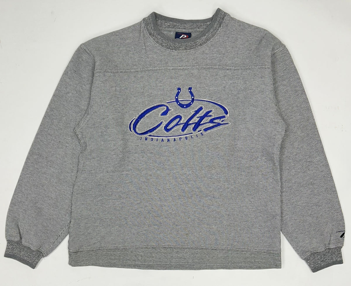 Vintage Indianapolis Colts NFL Crewneck Sweatshirt Pro Player Football M/S 22x26 Inches