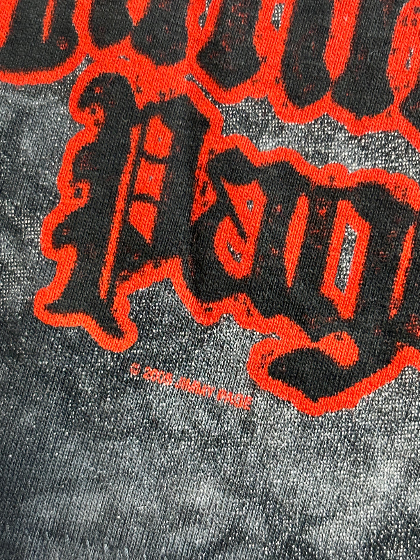 Vintage Liquid Blue Jimmy Page Drinking Led Zeppelin Music Band Tee Brand New 2000s Medium 21x29 Inches
