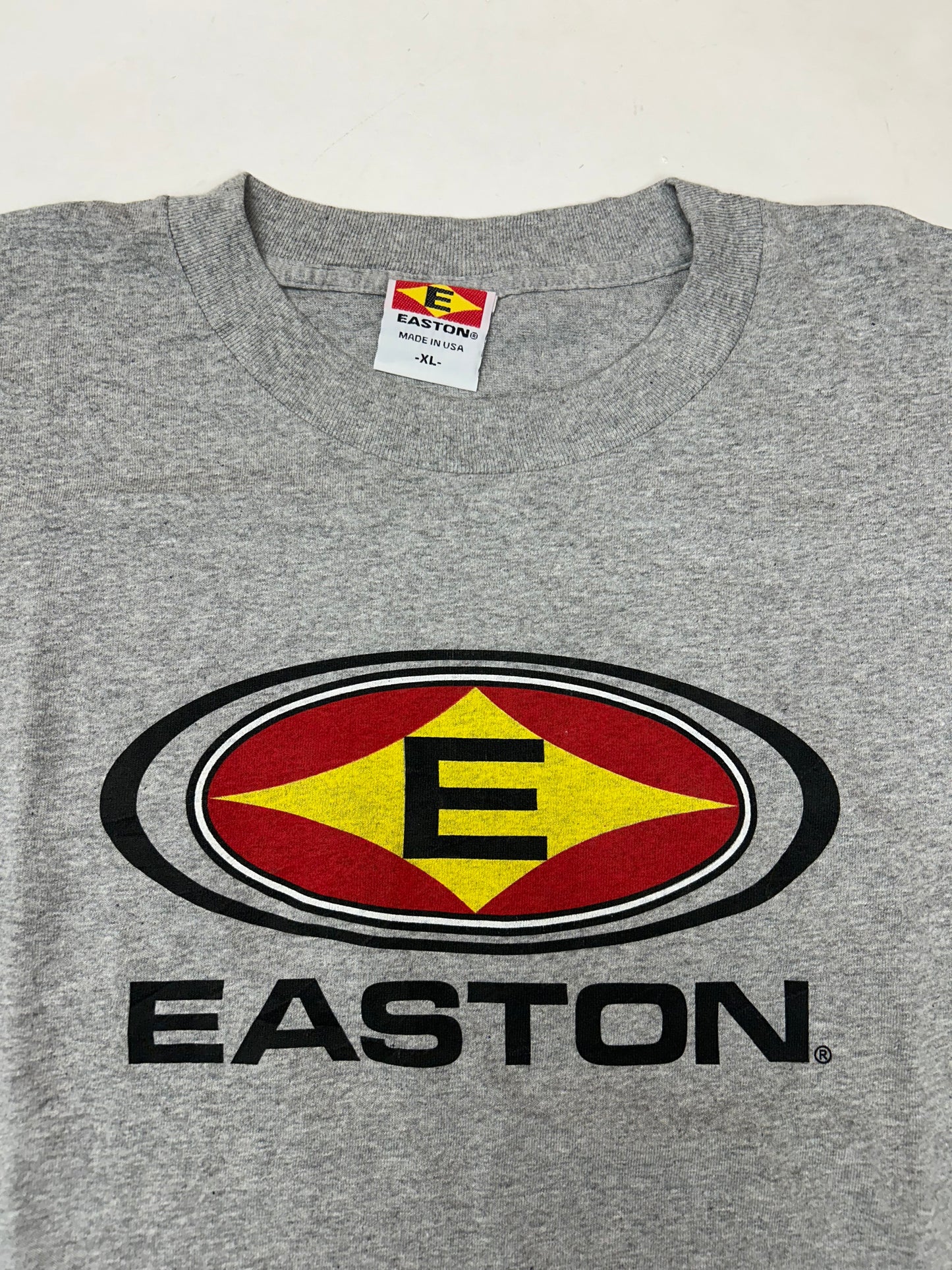Vintage 90s Easton Hockey OG Logo Athletic Brand Tee XL 24.5x32.25 Inches