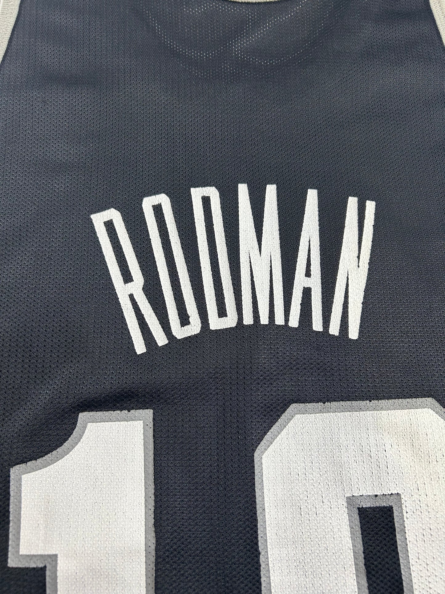 Vintage 90s Champion San Antonio Spurs Dennis Rodman #10 NBA Jersey 48 XL 22.75x32 Inches As Is Has A Signature