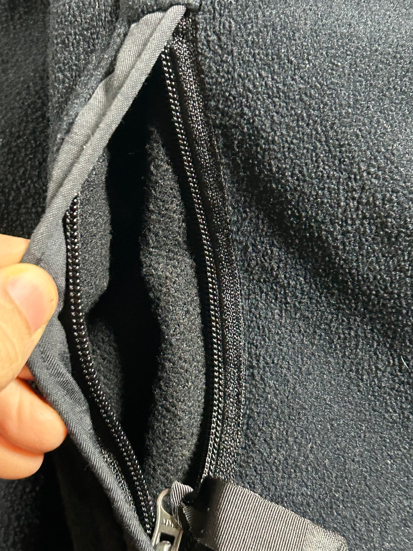 Vintage Nike ACG Winter X Games Fleece 1/4 Zip Jacket Therma-Fit XL/L Fit 26.75x28 Inches Black