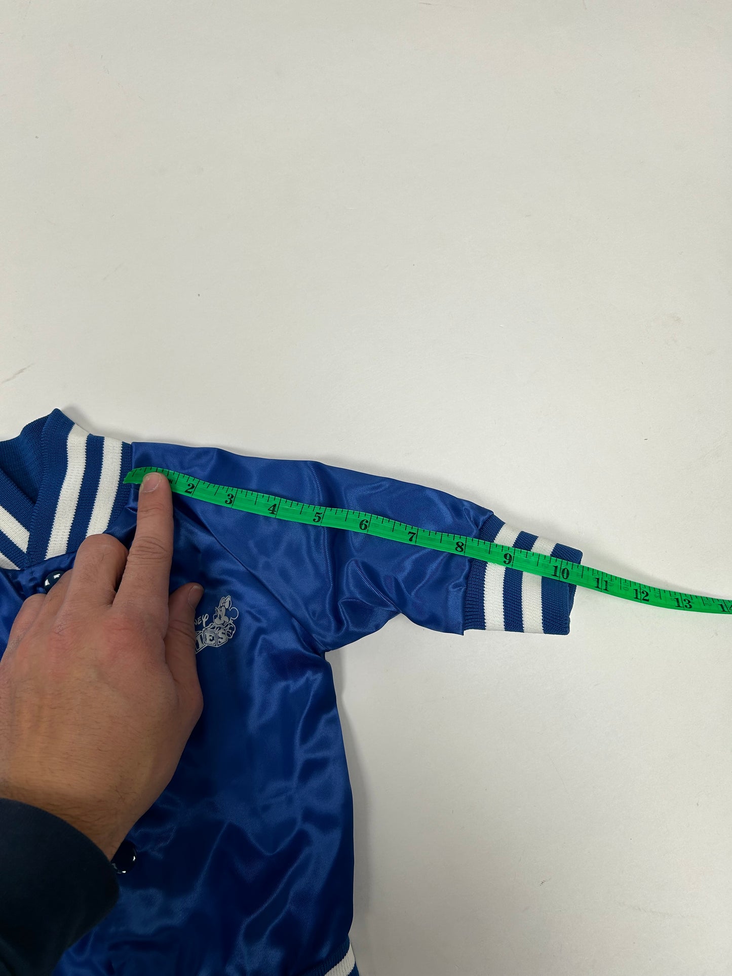 Vintage Chalk Line 1984 DISNEY BABIES Mickey Mouse Satin Snap Jacket Size 6 Months 11.25x14 Inches