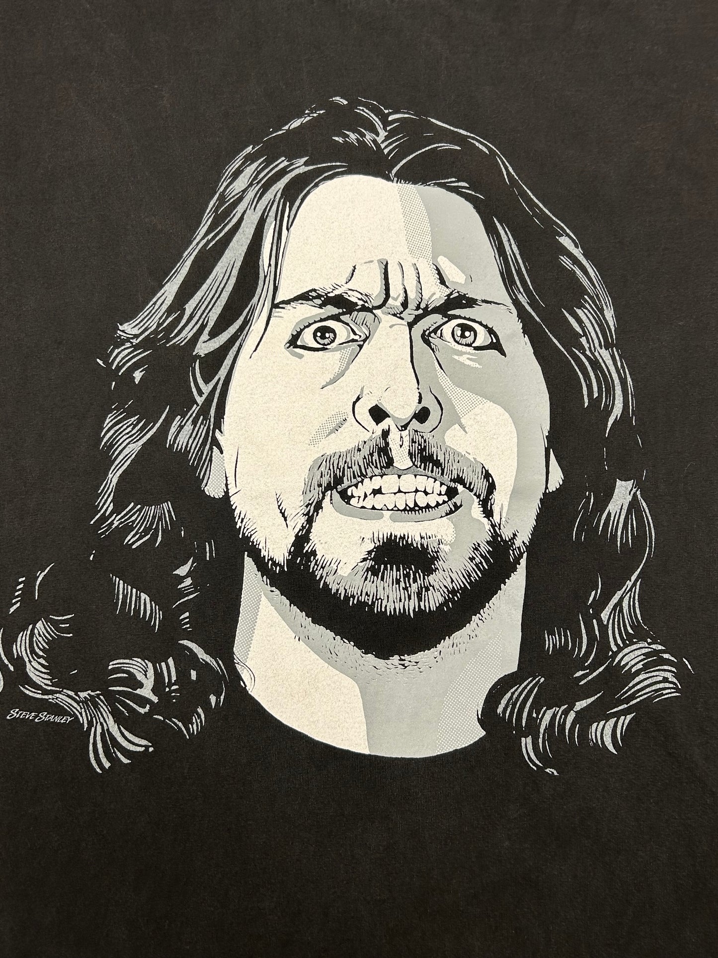 Vintage WCW The Giant Wrestling Steve Stanley Big Face T Shirt Tee 2XL 25x31 Inches