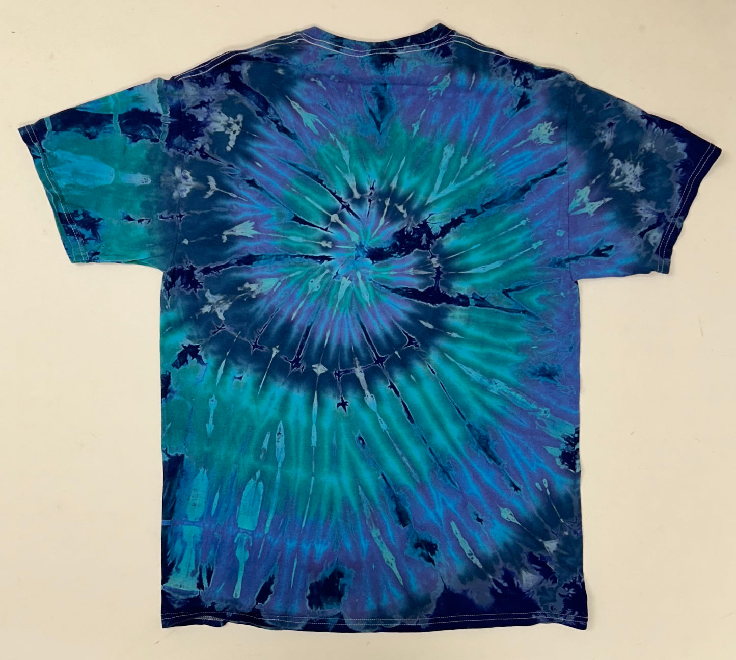 2018 Grateful Dead Turtles Music Band Group Tie-Dye Graphic Tee Medium 19.25x27.75 Inches