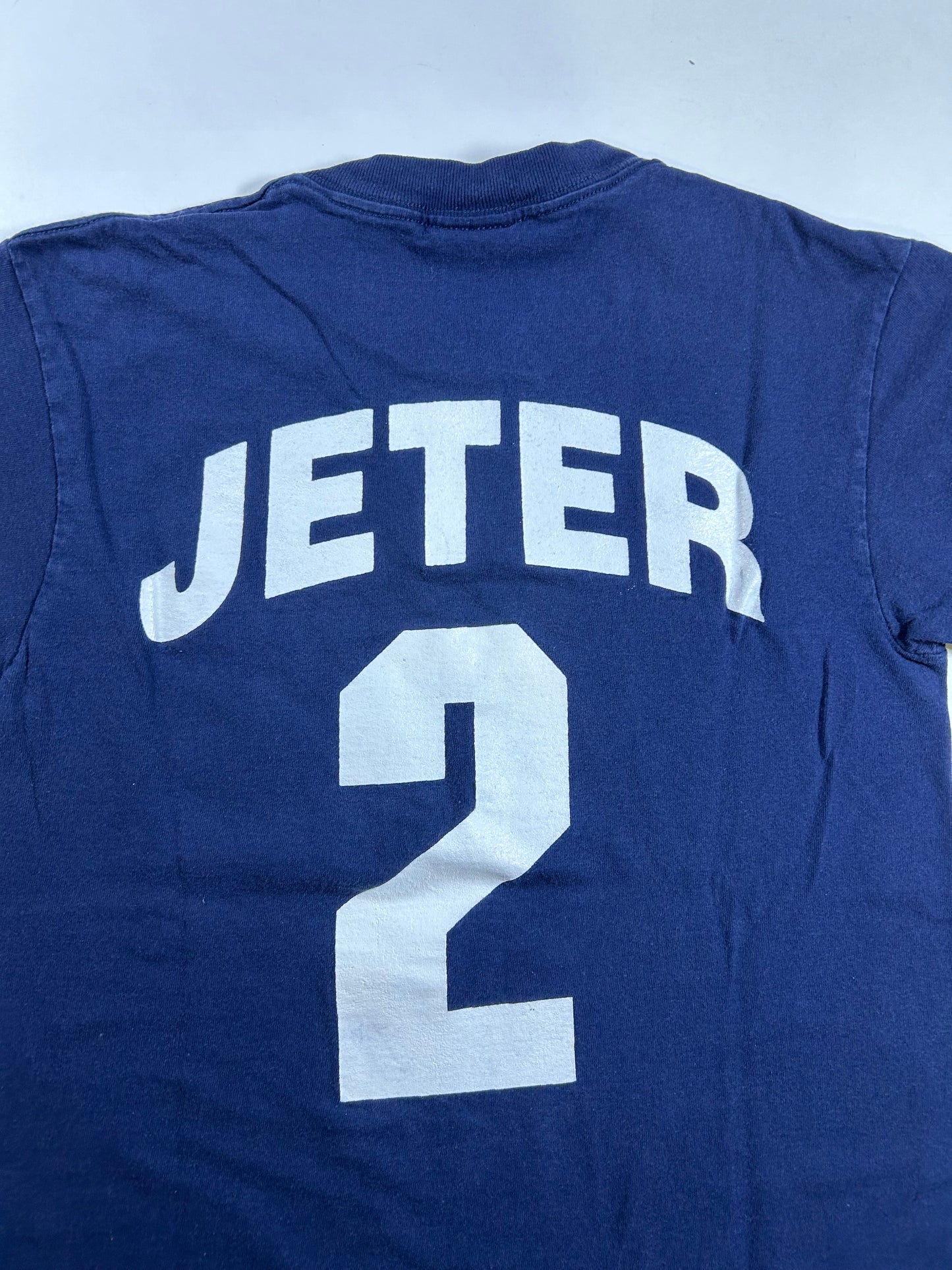 Vintage 2000s New York Yankees Derek Jeter #2 MLB Player Tee Small