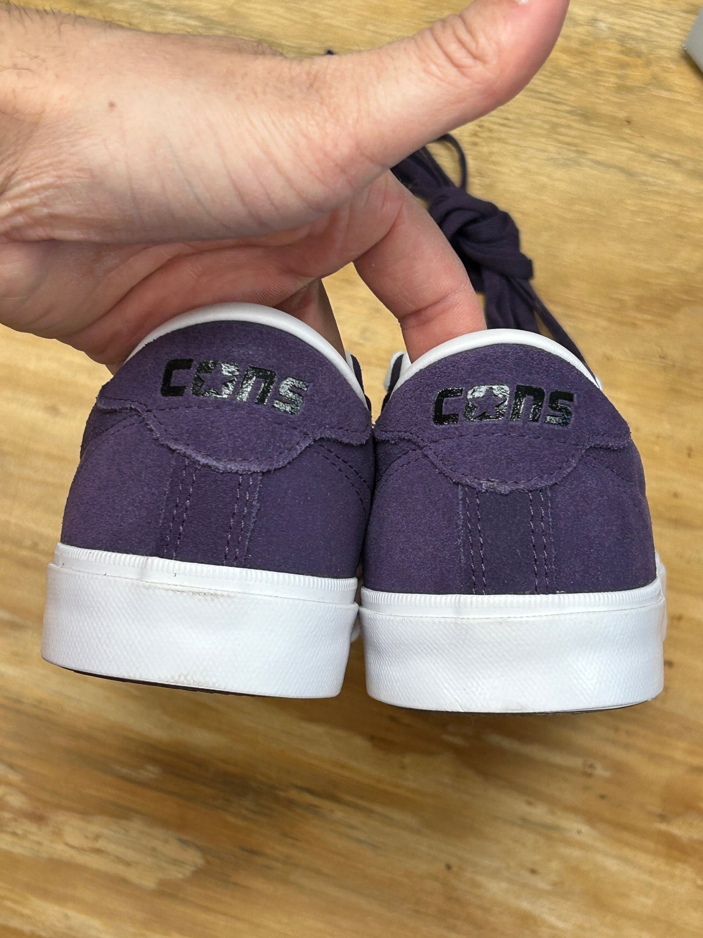 Converse Louie Lopez Pro Purple Mens Size 9.5 New With Mismatch Box Skateboard