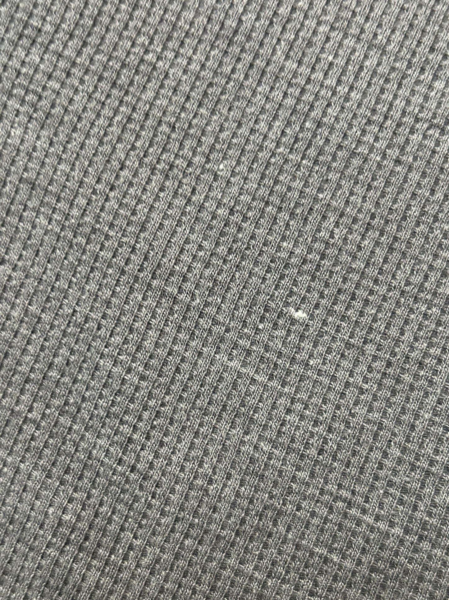 Vintage 00s Volcom Stone Thermal Long Sleeve Chest Logo Shirt Medium/Large Fit 21x28.25 Inches Gray