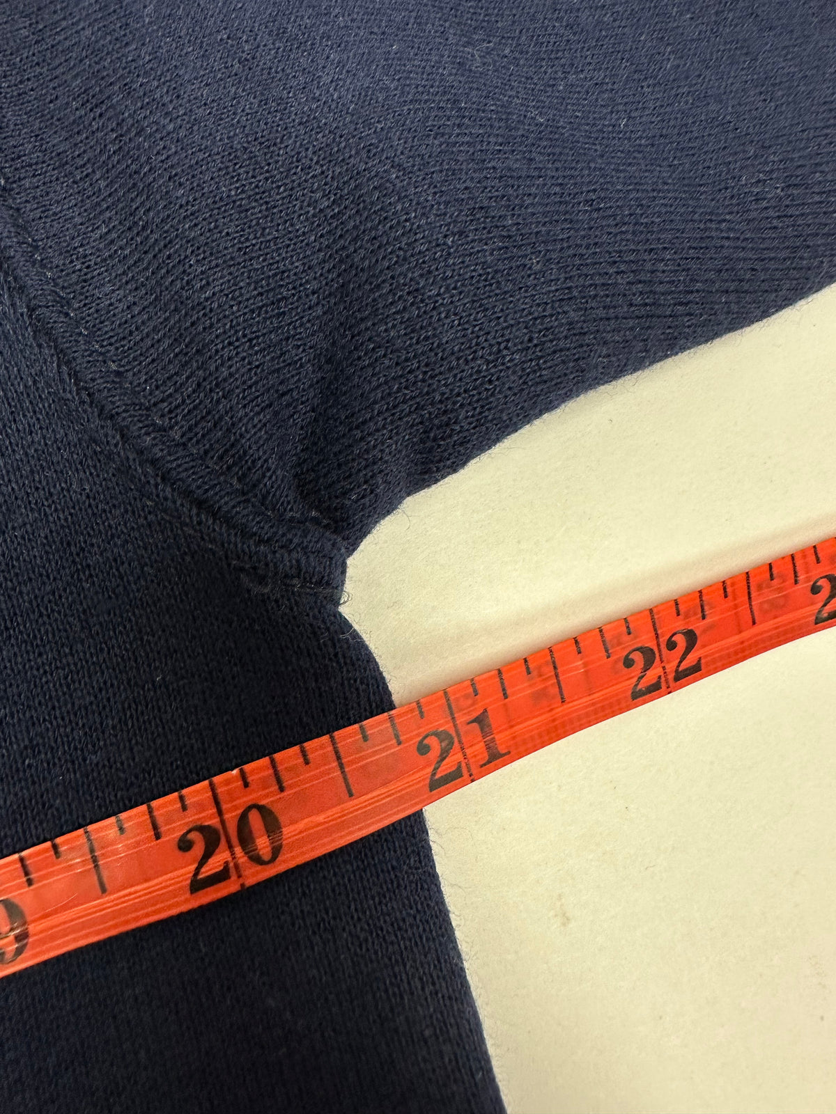 Edgewood NJ “Deeper Than The Roots.” First Edition Crewneck Sweatshirt Tagged Medium Can Fit Small 20.75x26.5 Soffee 90s 50/50 Navy Blue