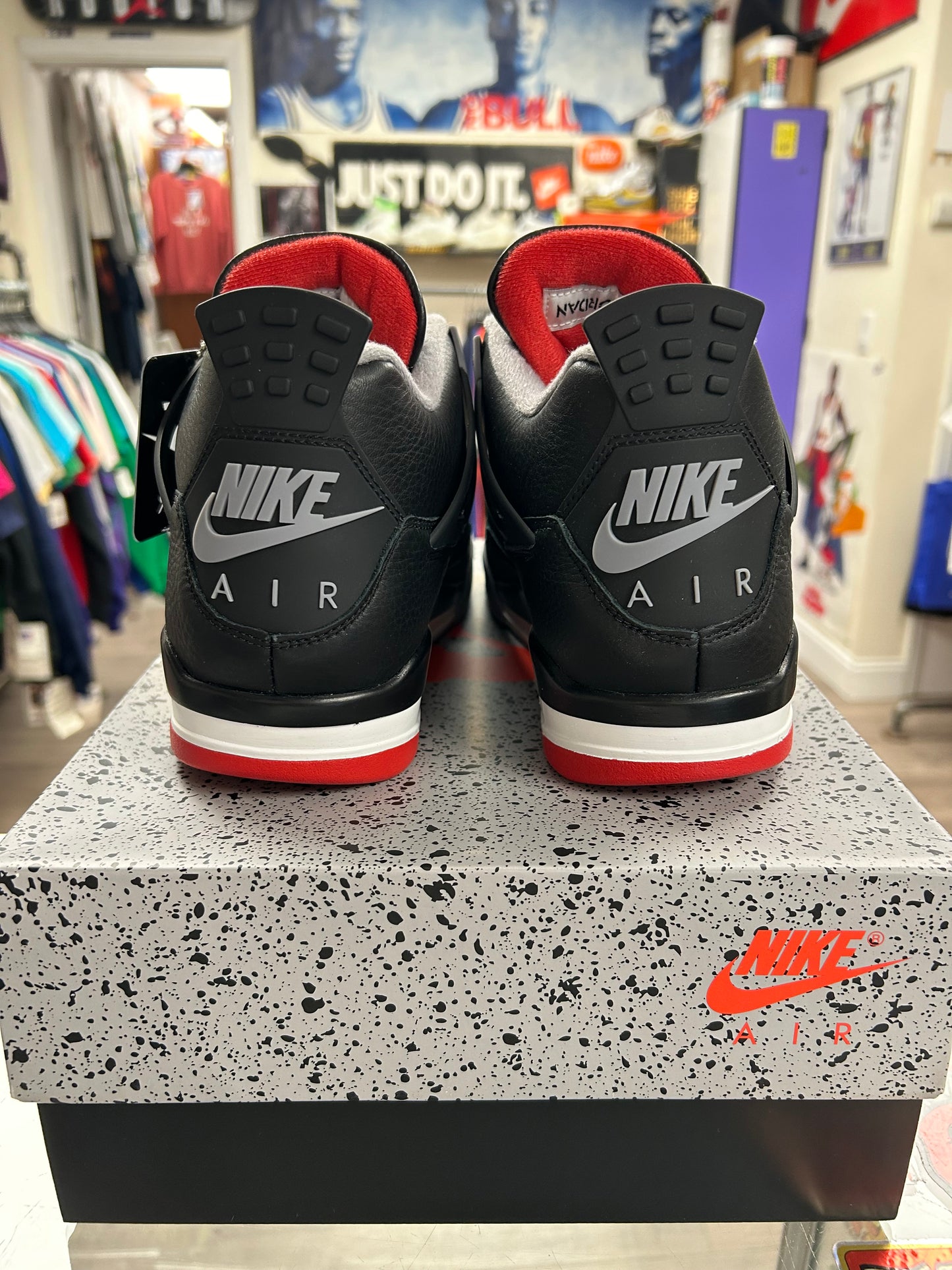 2024 Nike Air Jordan 4 Retro Bred Reimagined Size 10 FV5029 006 DS Brand New