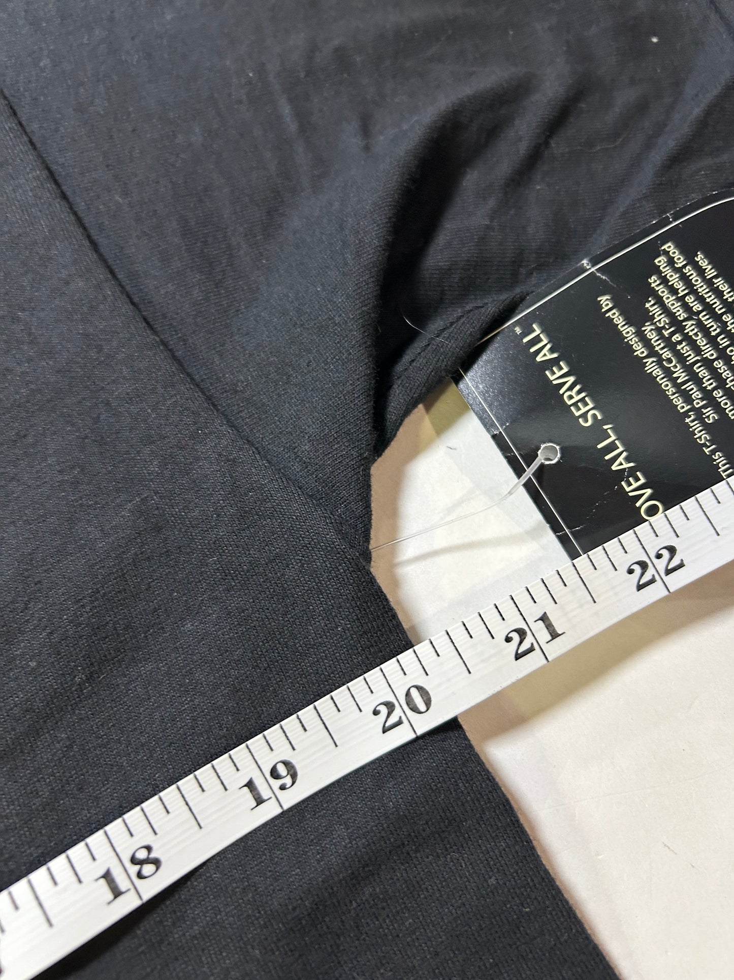 Paul McCartney Hard Rock Cafe Moon WHY HUNGER Artist Spotlight 2010 Medium 20.25x29 Inches Tee Shirt