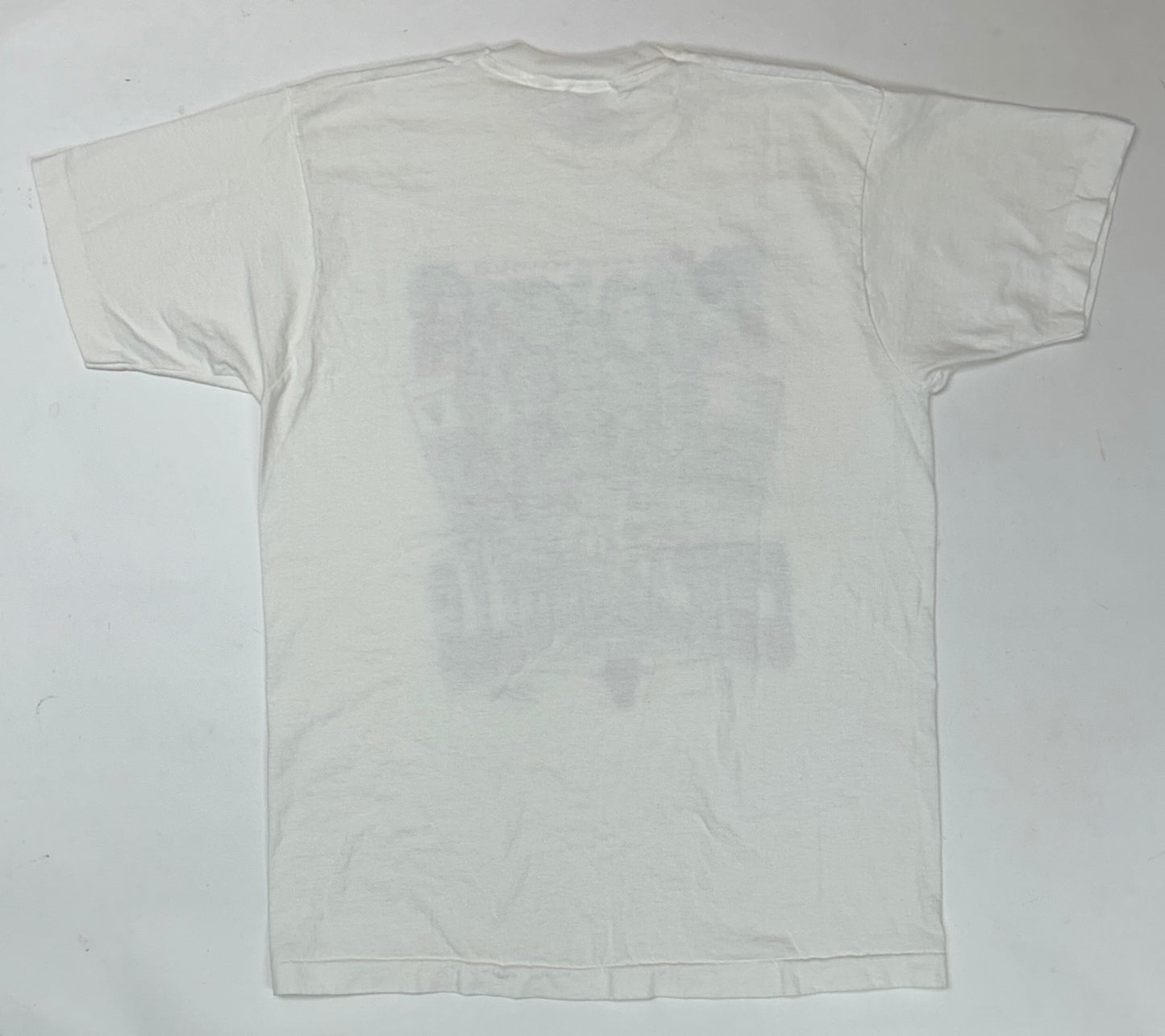 Vintage 1991 Chicago Bulls NBA World Champs Caritcure Team First Championship Salem Sportswear Graphic Tee L/XL 22.25x30.75 Inches