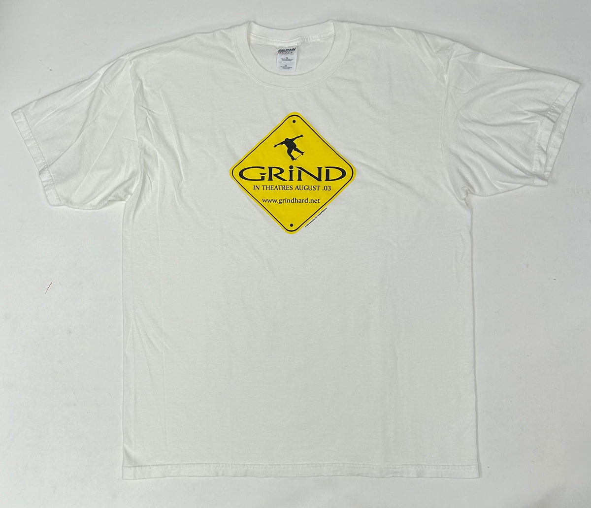Vintage Grind 2003 Skateboarding Movie Promo Tee XL 23.75x30.75 Inches