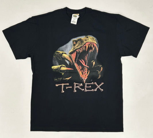 Vintage T-Rex Cafe Dinosaur Shirt T-Rex Promo Tee Brand New With Tags XL 24.25x32.5 Inches