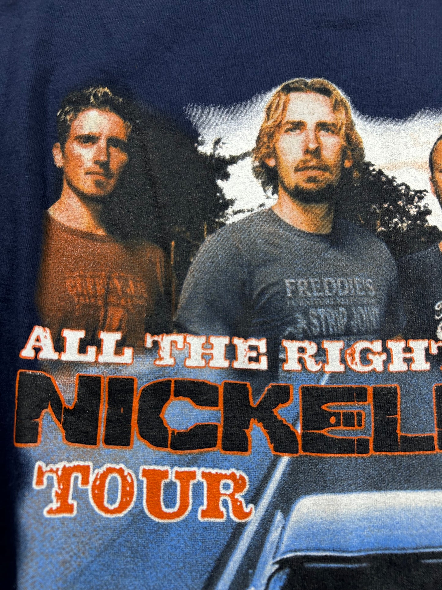 Vintage Nickelback Shirt All The Right Reasons Tour 2007 Tee Parking Lot XL/L 23.25x30.75 Inches