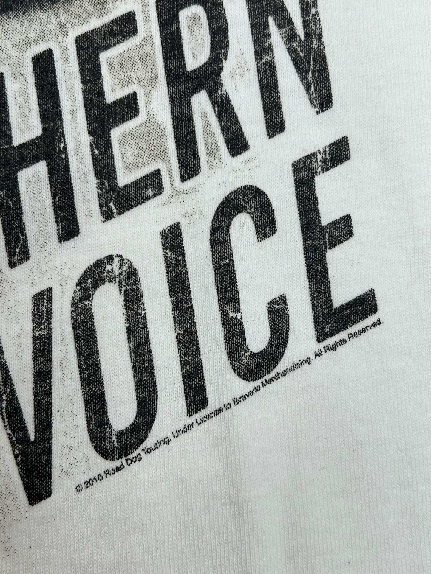 2010 Tim McGraw Southern Voice Tour Tee Country Music Shirt Medium 20.25x29 Inches
