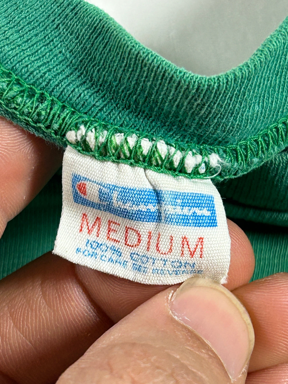 Vintage Masters Golf Champion Blue Bar Tee Distressed USA Single Stitch 16.5x22 Inches