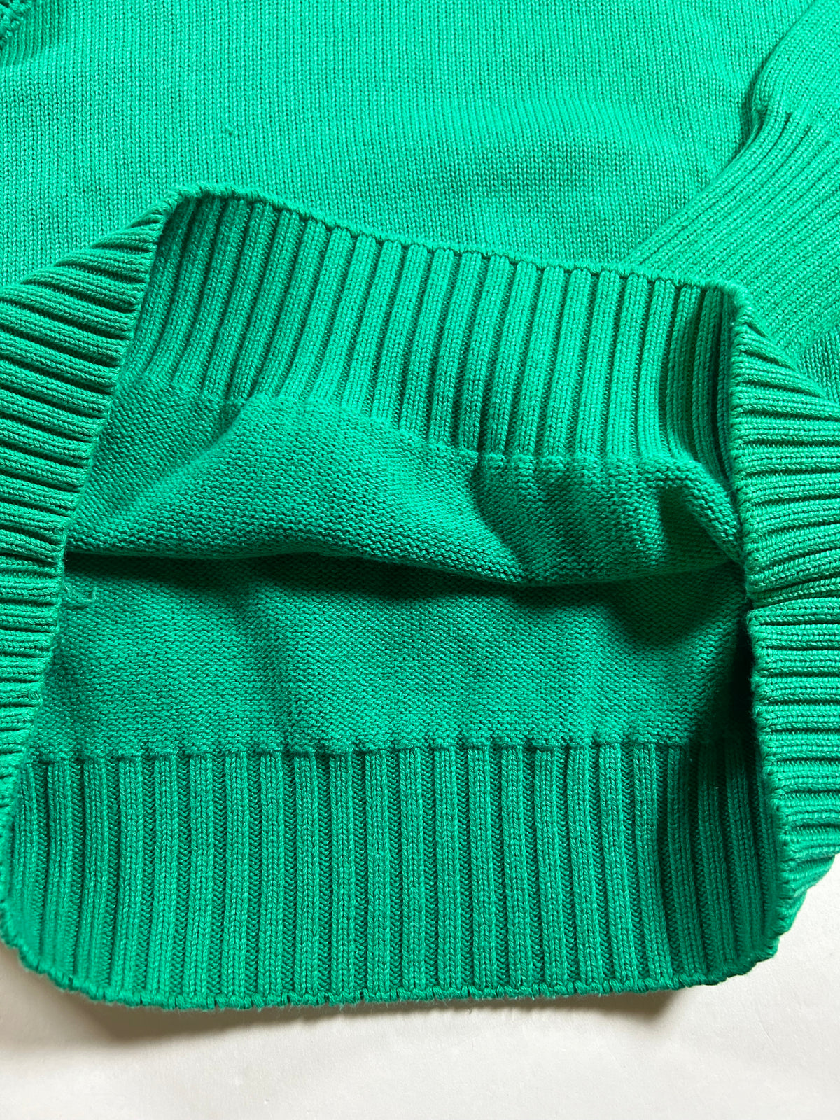 Vintage Masters Augusta National Golf Shop Sweater Slazenger Green 22.75x26.25 Inches