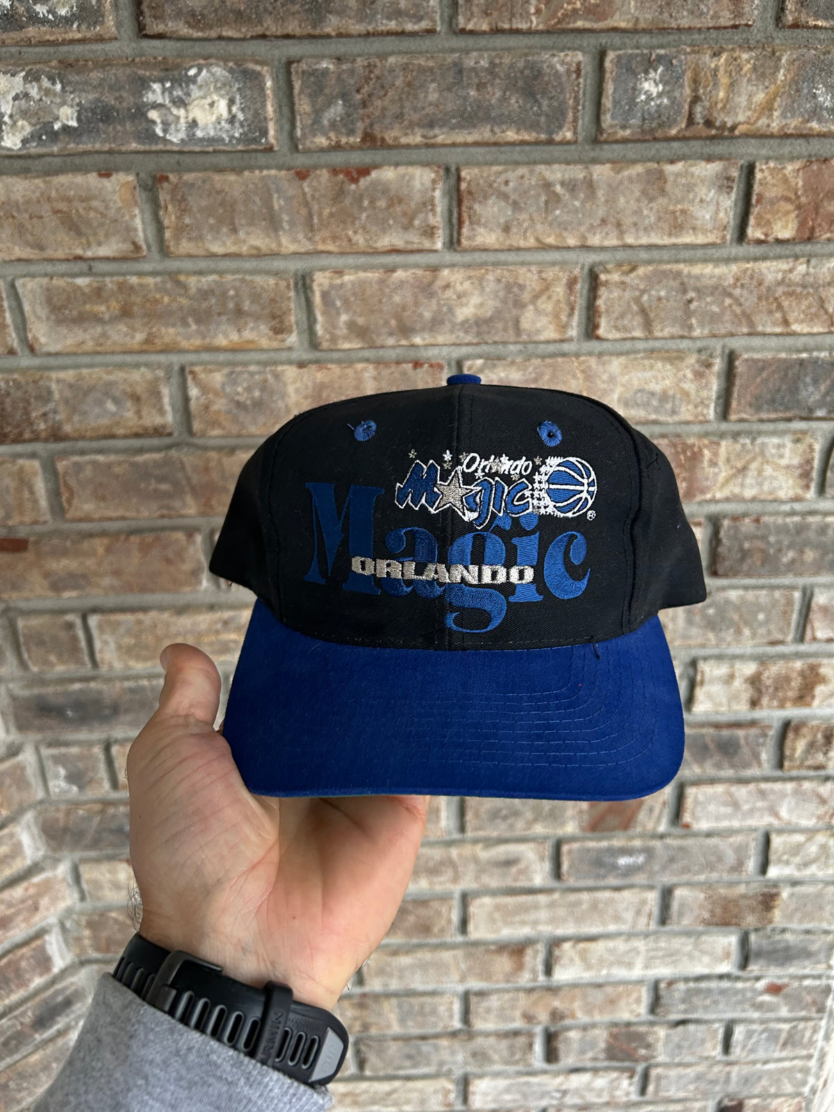 Vintage 90s Orlando Magic The Game Collectors Series Snapback Cap Hat 1873/2000 Numbered