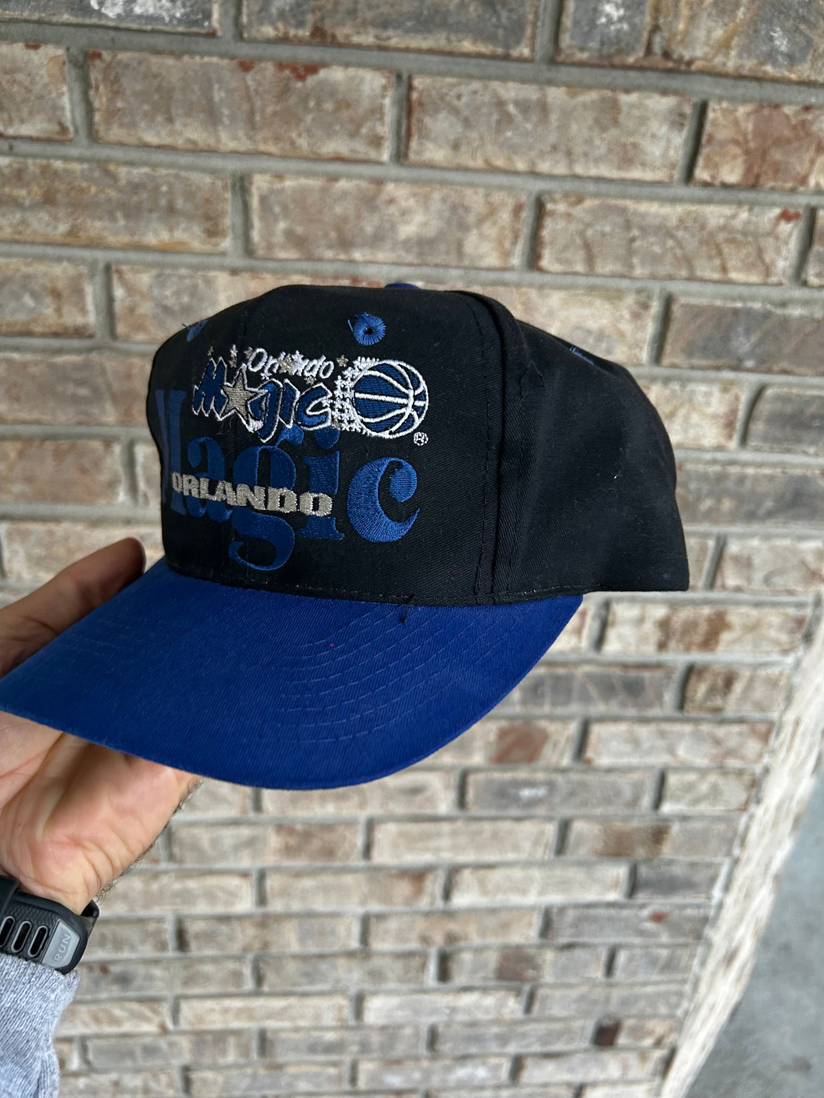 Vintage 90s Orlando Magic The Game Collectors Series Snapback Cap Hat 1873/2000 Numbered