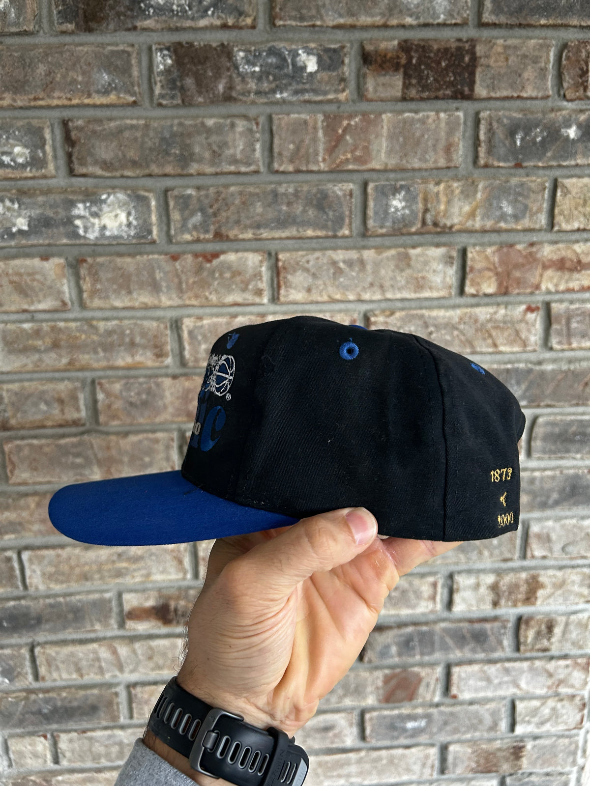 Vintage 90s Orlando Magic The Game Collectors Series Snapback Cap Hat 1873/2000 Numbered