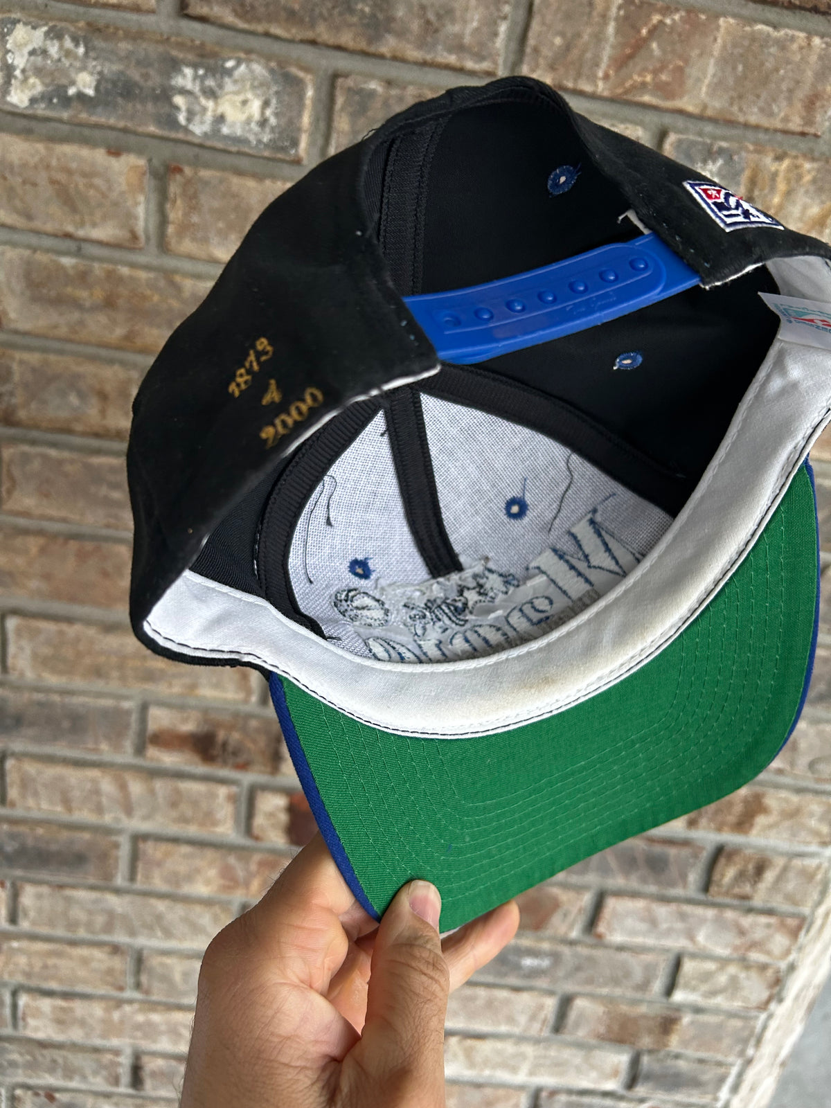 Vintage 90s Orlando Magic The Game Collectors Series Snapback Cap Hat 1873/2000 Numbered