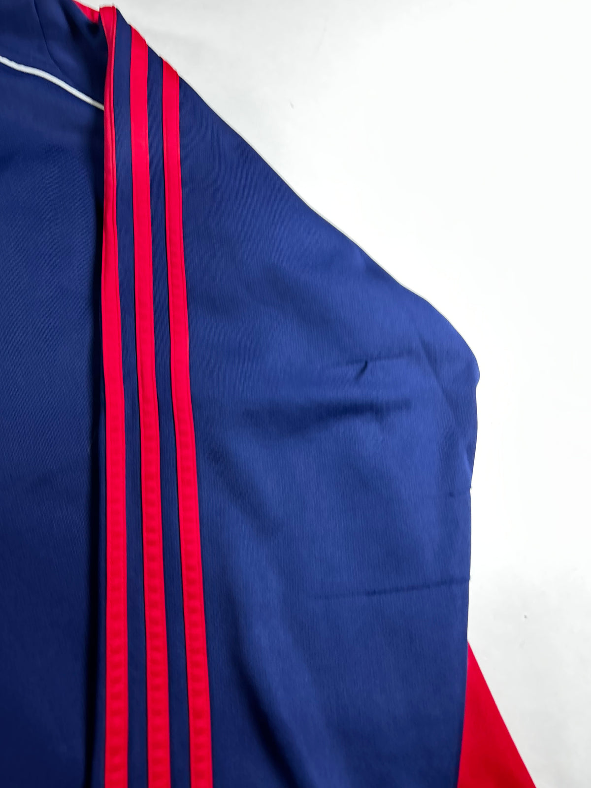 Vintage Red Bull NY Warm Up Jacket MLS Soccer Track Jacket Large 22.25x30 Inches As Is