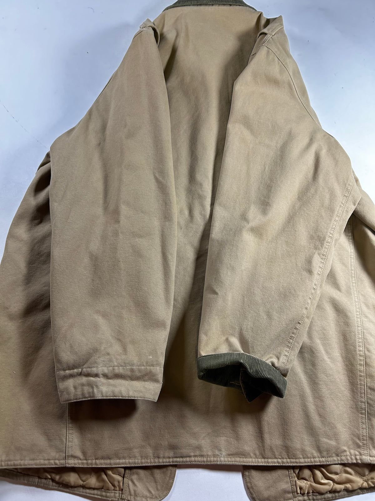 Gap Barn Coat Field Jacket Insulated Chore Work Brown Tan Men’s 2XL 27.5x37.5 Inches As Is