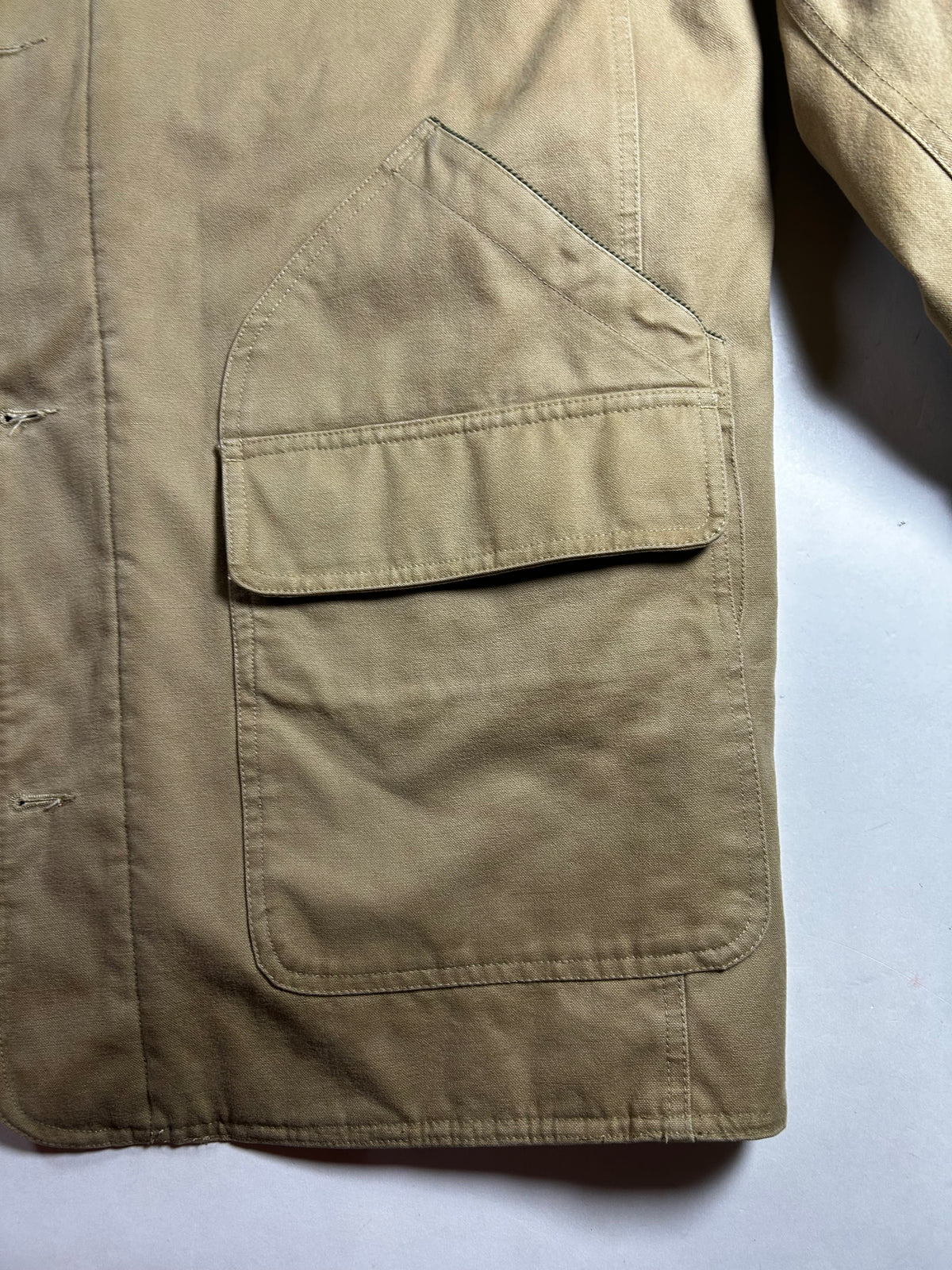 Gap Barn Coat Field Jacket Insulated Chore Work Brown Tan Men’s 2XL 27.5x37.5 Inches As Is
