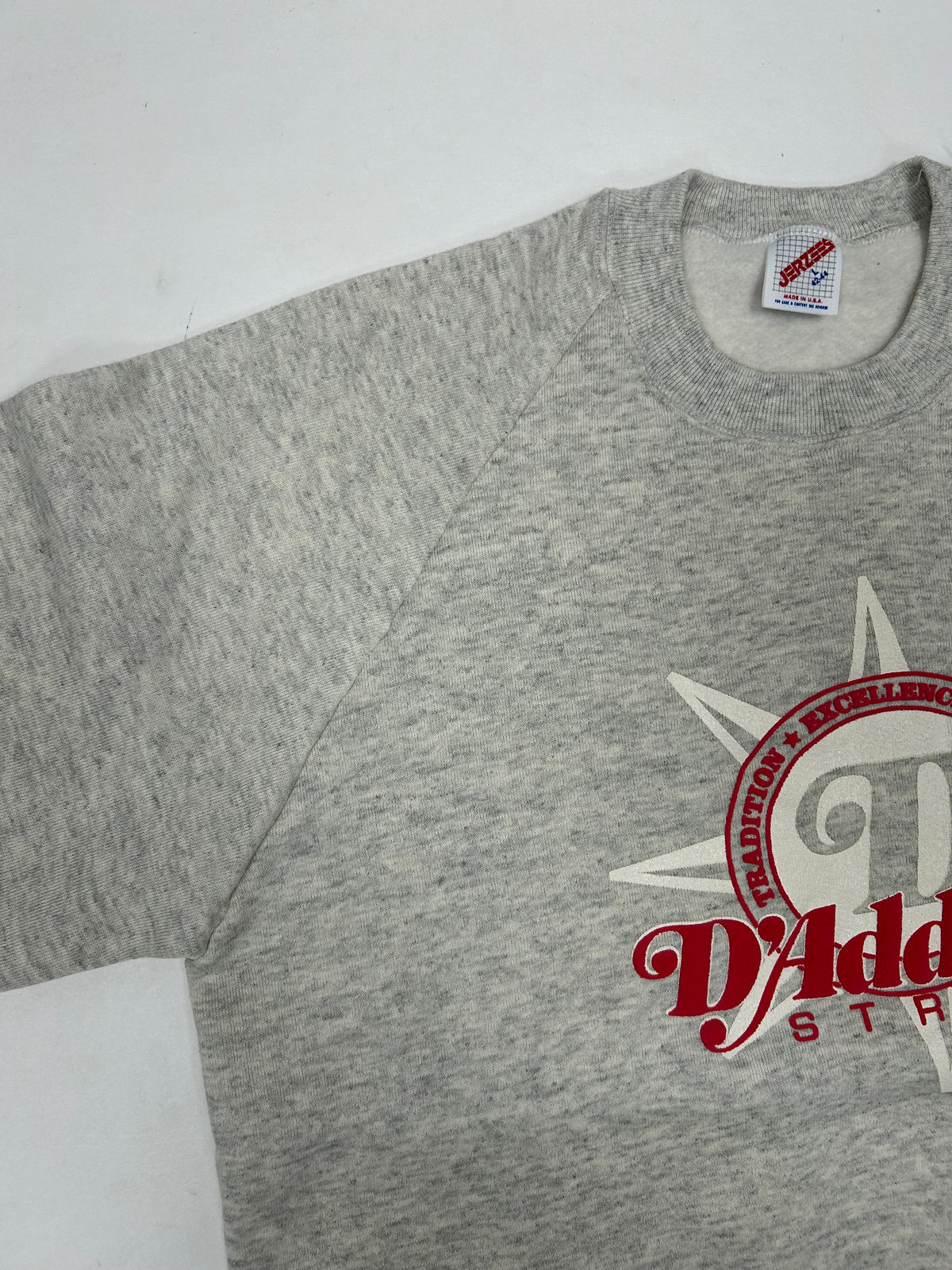 Vintage D’Addario Guitar Strings Crewneck Sweatshirt JERZEES Tag Brand New M/L 22.75x28 Inches