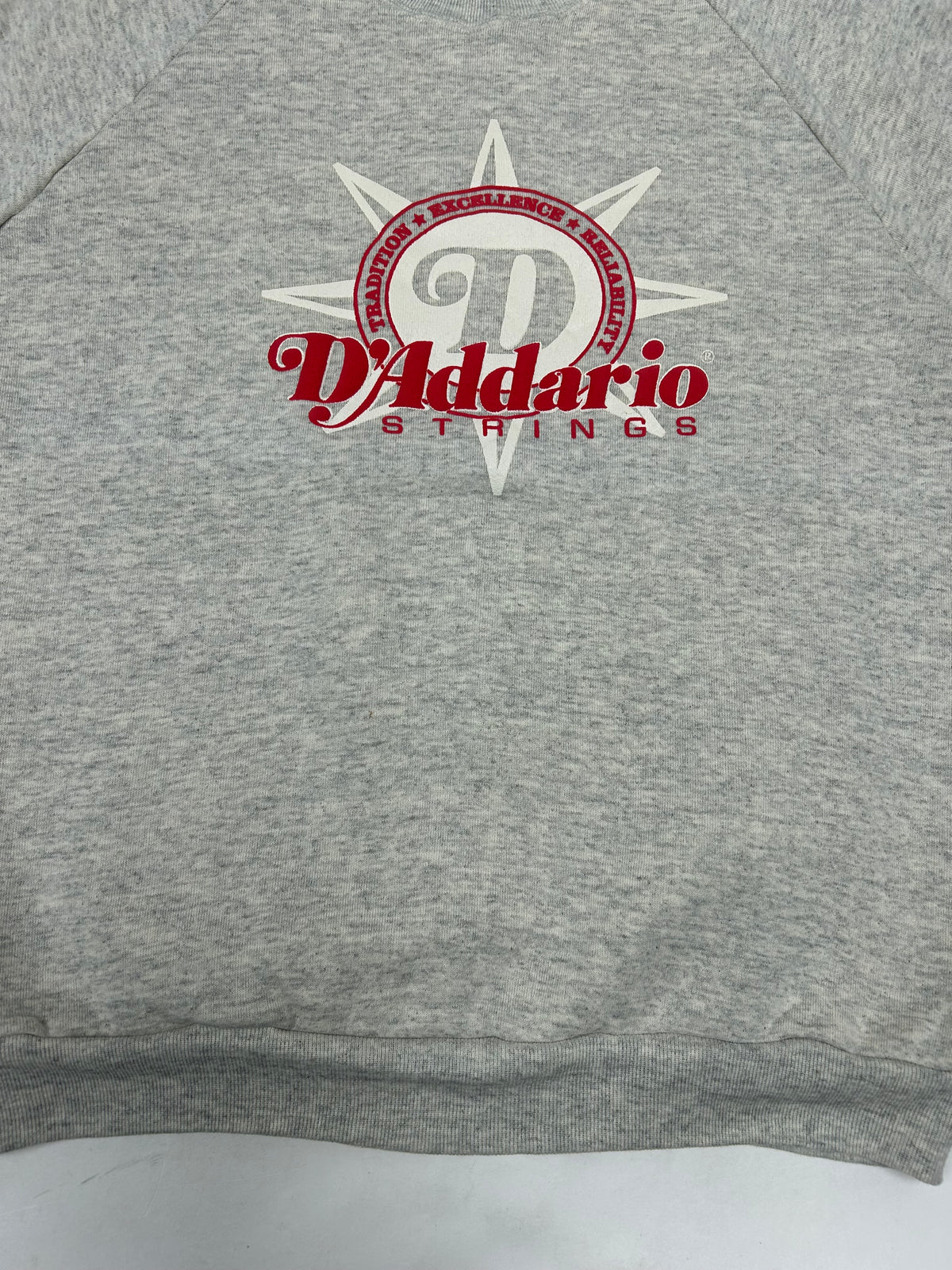 Vintage D’Addario Guitar Strings Crewneck Sweatshirt JERZEES Tag Brand New M/L 22.75x28 Inches